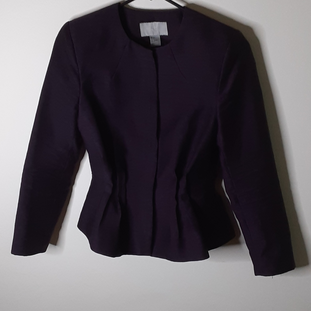 H&M long sleeve purple blouse